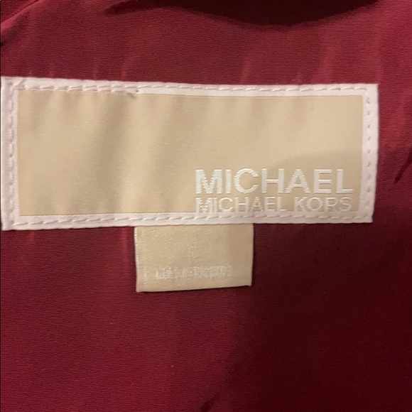 Michael Kors light puffer jacket/coat. Burnt red. - Picture 2 of 5